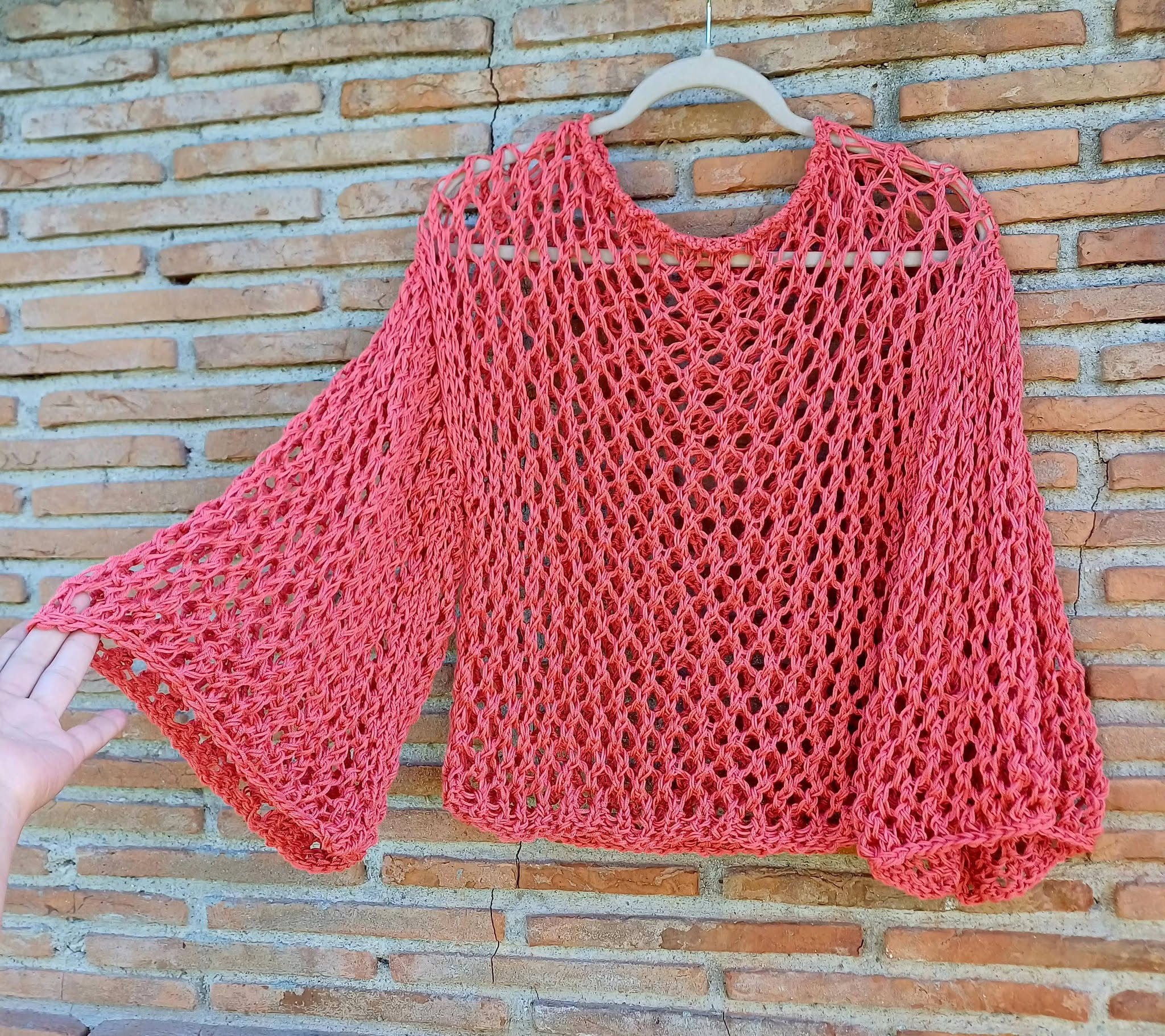Rochie Pulover Cărămizie